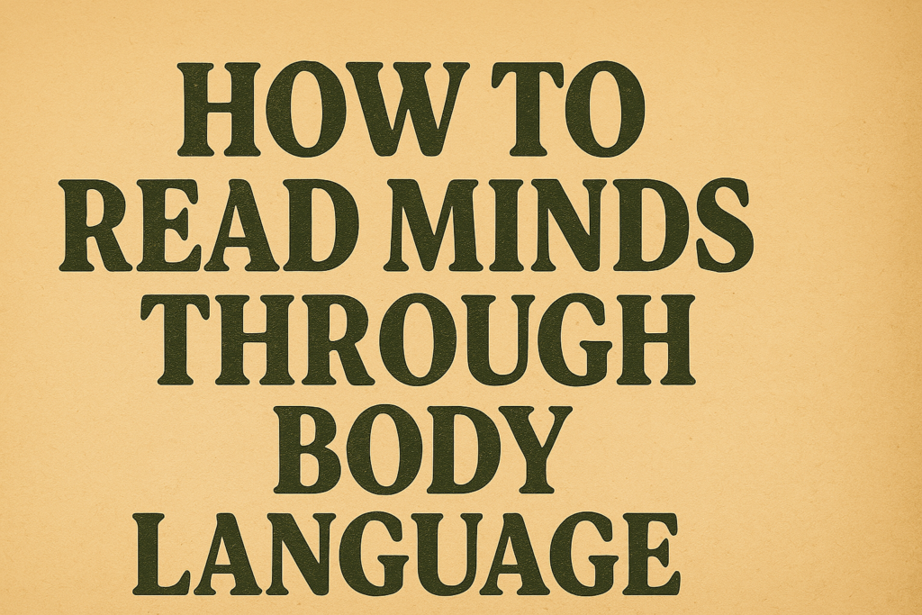 How to Read Minds Through Body Language