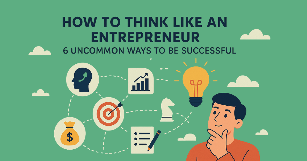 How to think like an Entrepreneur-6 uncommon ways to be successful